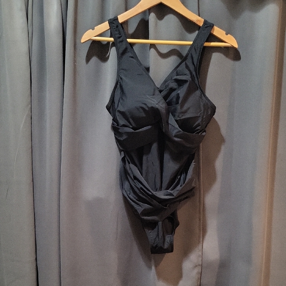 Black One-Piece Swimsuit